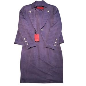 Carolina Herrera Purple 2-Piece Dress Suit